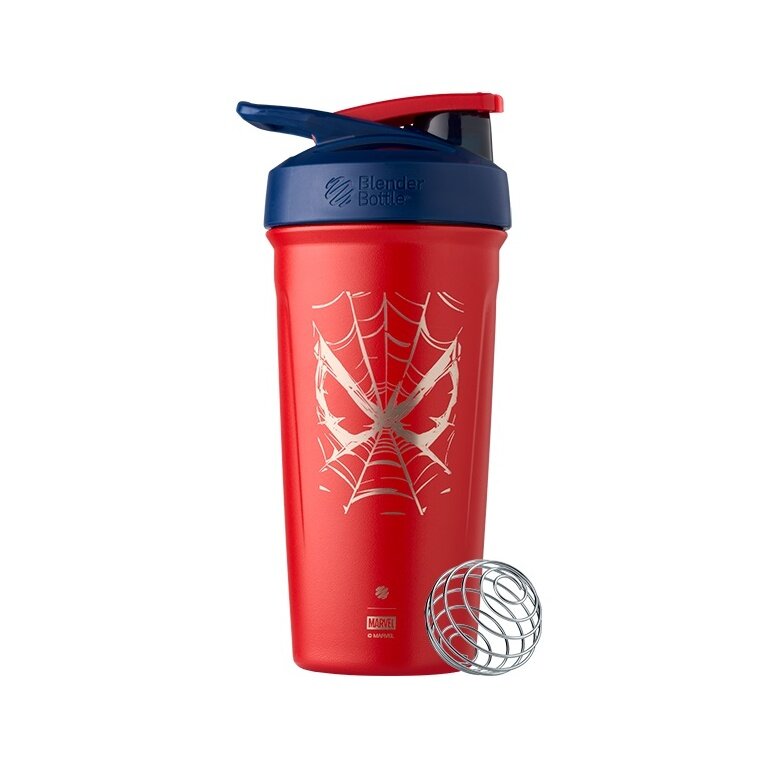 BlenderBottle Butelka Strada Thermo Stalowa Spider Man 710ml czerwona