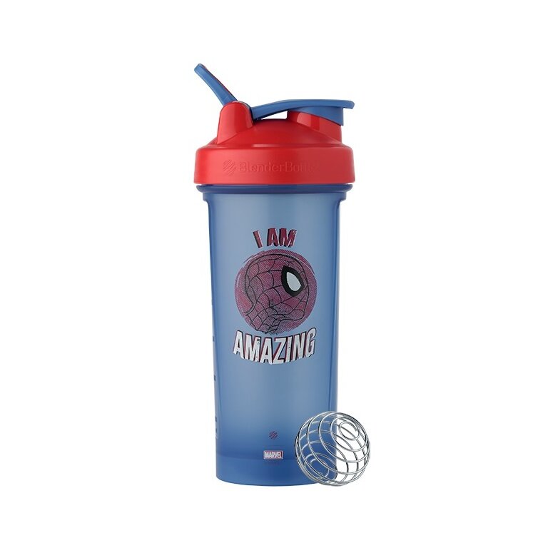 BlenderBottle Butelka na napoje Classic Loop Pro Marvel Spider Man 820ml niebieska