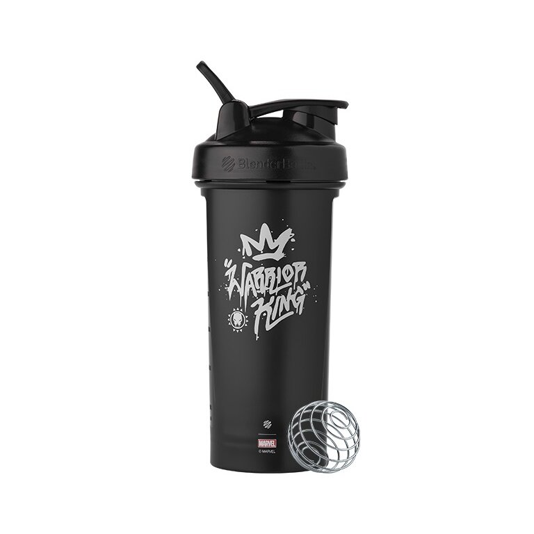 BlenderBottle Butelka do picia Classic Loop Pro Marvel Czarna Pantera 820ml czarna
