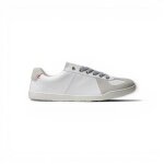 Blusun Barfussschuhe Sneaker BLSN-201W (skóra gładka/ zamsz) biały/szary damskie