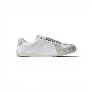 Blusun Barfussschuhe Sneaker BLSN-201W (skóra gładka/ zamsz) biały/szary damskie