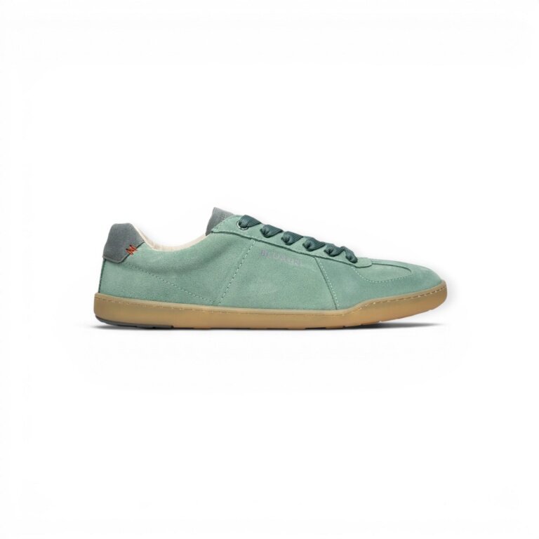 Buty Barfussschuhe BLSN-200M (skóra gładka/ zamsz, elastyczna podeszwa) zielone męskie