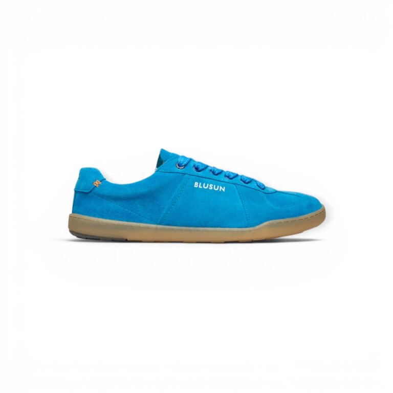 Buty Blusun Barfussschuhe BLSN-200W (zamsz, elastyczna podeszwa) niebieskie damskie