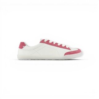 Blusun Barfussschuhe Sneaker BLSN-500W (skóra gładka/ zamszowa, elastyczna podeszwa) biało-różowe damskie