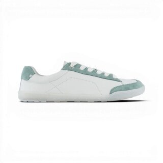 Blusun Barfussschuhe Sneaker BLSN-500W (skóra gładka/ zamszowa, elastyczna podeszwa) biało-zielone damskie