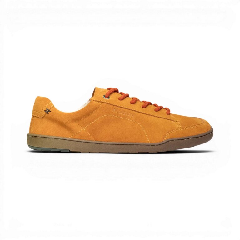 Blusun Barfussschuhe Sneaker BLSN-500W (skóra zamszowa, elastyczna podeszwa) pomarańczowe damskie