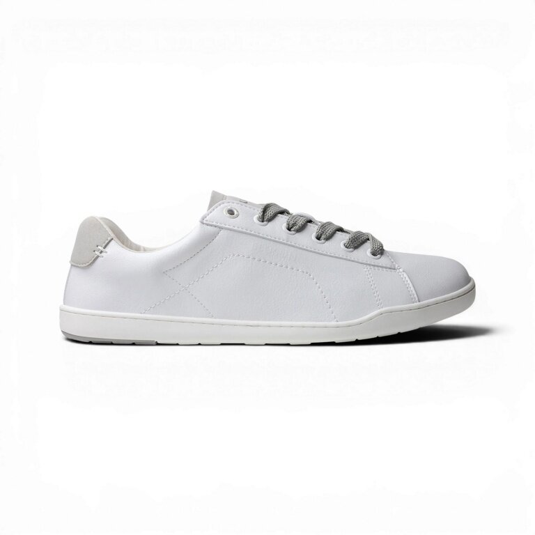 Blusun Barfussschuhe Sneaker BLSN-101M (skóra gładka/ zamsz) białe męskie
