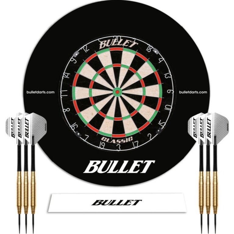 Zestaw turniejowy Bullet Dart Surround czarny 475x120x535mm - 1 zestaw