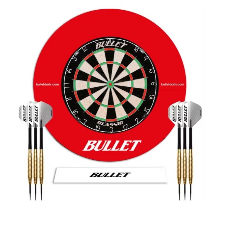 Zestaw turniejowy Bullet Dart Surround czerwony 475x120x535mm - 1 zestaw