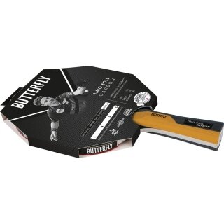 Raketa do tenisa stołowego Butterfly Timo Boll Carbon (powłoka Wakaba, 2,0 mm, włókno węglowe) - 1 rakieta