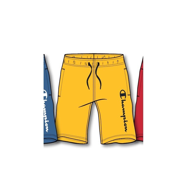 Champion Spodenki dresowe Bermuda (Bawełna) krótkie żółte chłopięce