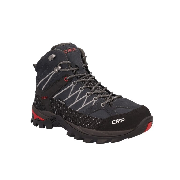 CMP Buty trekkingowe Rigel Mid Trekking WP (Trekking, wodoodporne) granatowo/antracytowe męskie