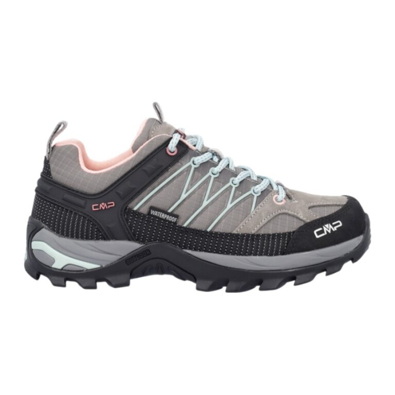 Buty trekkingowe CMP Rigel Low WP (wodoodporne) desertgray/niebieski dla kobiet