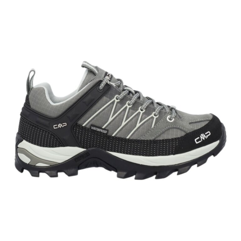 CMP Buty trekkingowe Rigel Low WP (wodoodporne) szare/czarne damskie