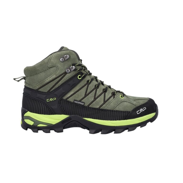 CMP Buty trekkingowe Rigel Mid Trekking WP (Trekking, wodoodporne) khaki/zielony/lub czarny Męskie