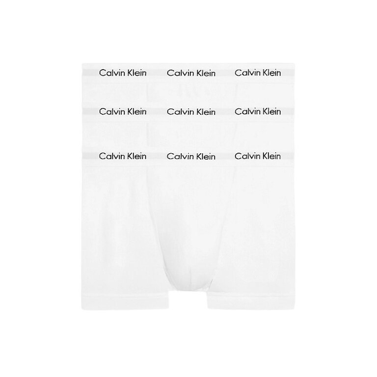 Calvin Klein Bielizna Bokserki Bawełniane Stretch (Bawełna) białe Mężczyźni - 3 sztuki