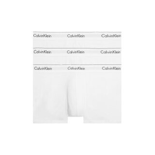 Calvin Klein Bielizna Bokserki Trunk Modern Cotton (Bawełna) biała Mężczyźni - 3 sztuki