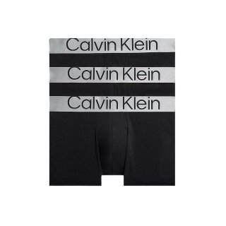 Calvin Klein Bielizna Bokserki Trunk Steel Cotton (Bawełna) czarny Mężczyźni - 3 sztuki