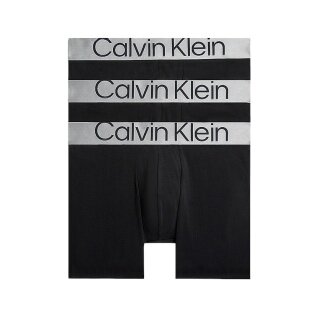 Calvin Klein Bielizna Bokserki Brief Steel Cotton (Bawełna) czarny Mężczyźni - 3 sztuki