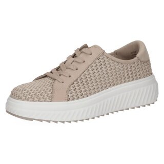 Sneaker Caprice 23710 (skóra/tekstylia) beżowe damskie