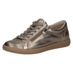 Sneaker Caprice 23757 (skóra, z bocznym zamkiem błyskawicznym) złoty/taupe damskie