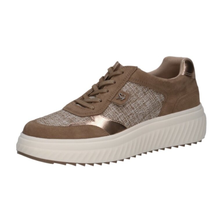 Sneaker Caprice 23711 (skóra) taupe/brązowy damski