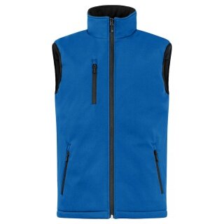 Clique Softshellowa kamizelka Padded Vest (czysta, pikowana kamizelka softshellowa) niebieska królewska męska