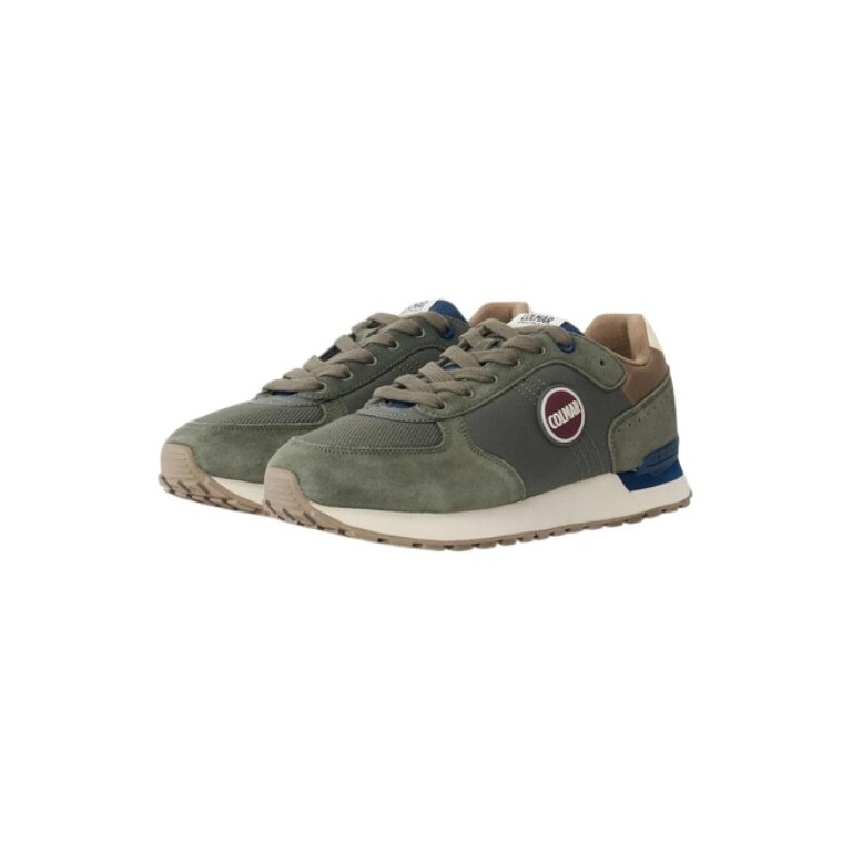 Sneaker Colmar Travis Authentic militarnozielony/denim/brązowy męski
