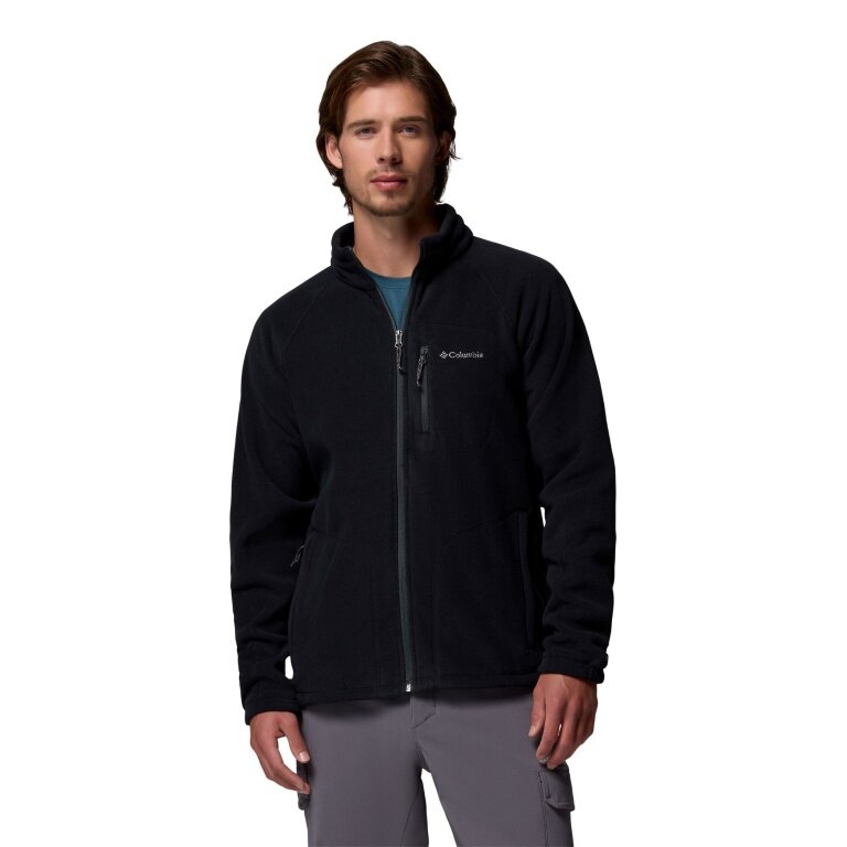 Kurtka polarowa Columbia Fast Trek II Full Zip Fleece (ciepły, miękki materiał) czarna męska