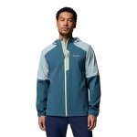 Kurtka softshell Columbia Tech Hoodie (przyjemne uczucie noszenia, Omni-Shield) jasnoniebieska/teal niebieska męska