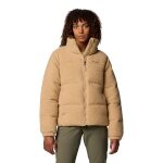 Kurtka zimowa Columbia Fleece Puffect Sherpa (izolacja Thermarator™) jasnobrązowa damska