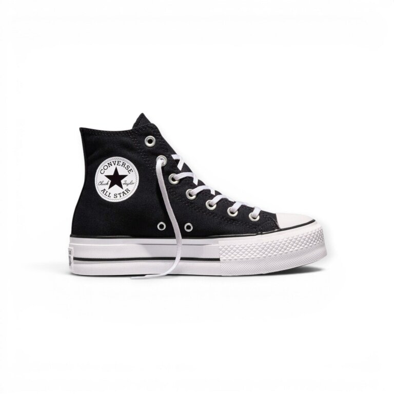 Sneakersy Converse Chuck Taylor All Star Platform High czarne/białe damskie