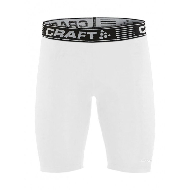 Craft Kompresyjne Szorty Boxer (dopasowane) Pro Control białe Mężczyźni