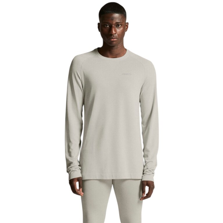 Craft funkcjonalna bielizna termoaktywna z długim rękawem Active Comfort 2 (miękki i funkcjonalny materiał) jasnoszary mężczyźni