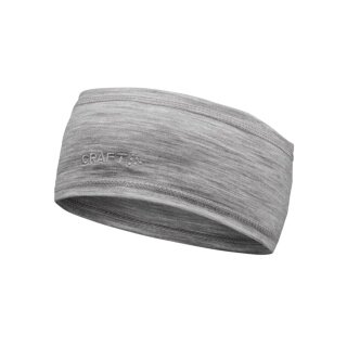 Craft opaska na czoło Essence Wool (wełna merino) szara - 1 sztuka