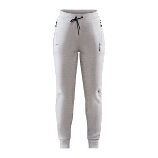 Craft Spodnie dresowe ADV Unify (recyklingowy poliester) długie jasnoszare damskie