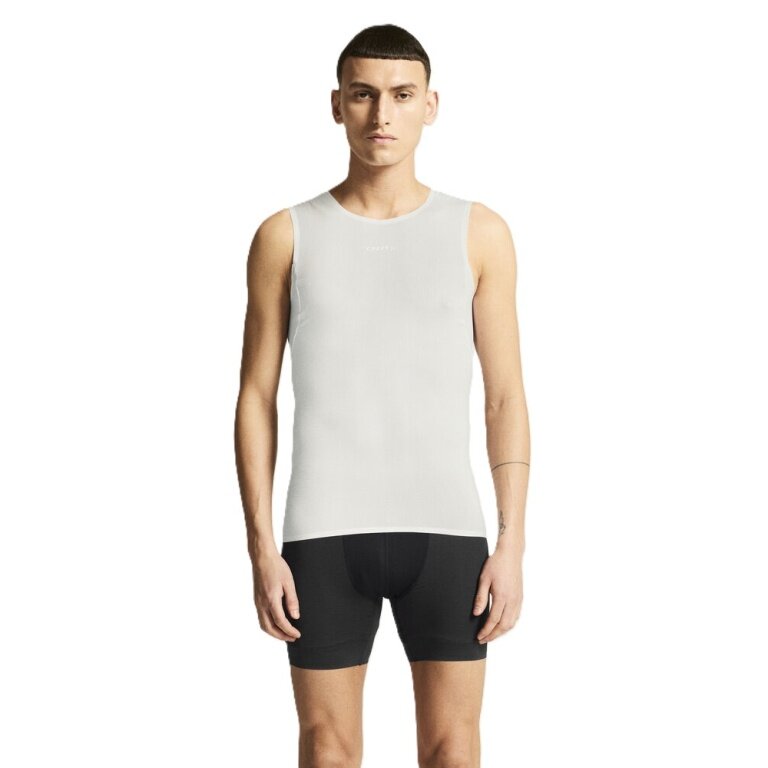 Craft funkcjonalna bielizna termoaktywna Tank-Top Pro Dry Nanoweight Sl (Dopasowany krój) kremowy biały mężczyźni