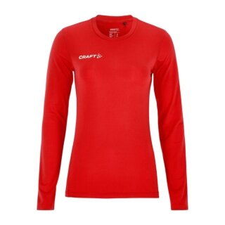 Craft funkcjonalna bielizna termoaktywna longsleeve Ability LS (transport wilgoci, bardzo elastyczny materiał) czerwony damski