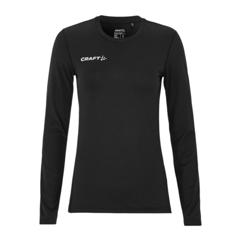 Craft Funkcjonalna bielizna termoaktywna Longsleeve Ability LS (transport wilgoci, bardzo elastyczny materiał) czarna damska