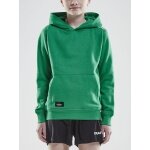 Craft Bluza z kapturem Hoodie Community (dopasowanie sportowe) zielona dziecięca