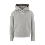 Craft Bluza z kapturem Community 2.0 Logo Hoodie (dopasowanie sportowe) szara dziecięca