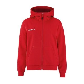 Craft Bluza z kapturem Community 2.0 Logo Full Zip Hoodie (Bawełna/Poliester) czerwona Damska