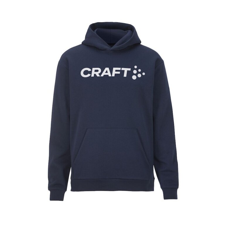 Craft Bluza z kapturem Community 2.0 (wysoki komfort noszenia) granatowa męska