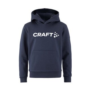 Craft Bluza z kapturem Community 2.0 (wysoki komfort noszenia) granatowa dziecięca