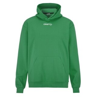 Craft Bluza z kapturem Community 2.0 Logo Hoodie (dopasowanie sportowe) zielona Mężczyźni