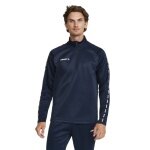 Craft Sportowa koszulka z długim rękawem Squad 2.0 Halfzip (ergonomiczny design, wysoka elastyczność) granatowa męska