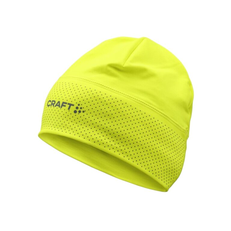Czapka Lumen Fleece Hat 2 (polecany poliester, miękki materiał) żółta - 1 sztuka