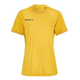 Koszulka sportowa Craft Evolve 2.0 Graphic Jersey (wytrzymała, lekka) żółta damska