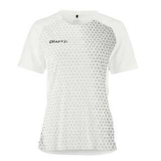Koszulka sportowa Craft Extend 2.0 Graphic Jersey (100% recyklingowany poliester, transport wilgoci) biała damska