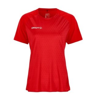 Koszulka sportowa Craft Extend 2.0 Graphic Jersey (100% rec. poliester, transport wilgoci) czerwona damska